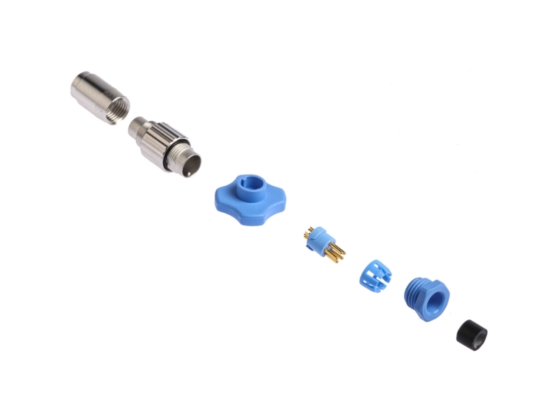 Te Connectivity Circular Connector, 5 Contacts, Cable Mount, Subminiature Connector, Plug, Male, Ip65, Triad 01 Series