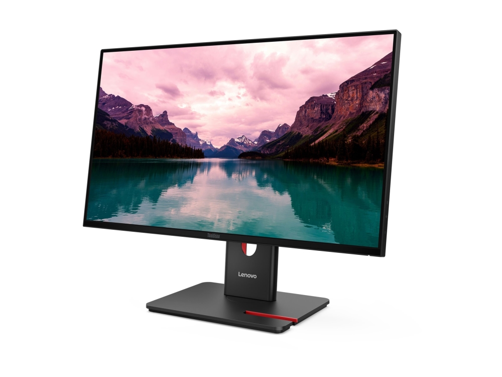 Lenovo Thinkvision T24-40 Monitor, 60,5 Cm (23.8"), 1920 X 1080 Pixel, Full Hd, Lcd, 6 Ms, Schwarz