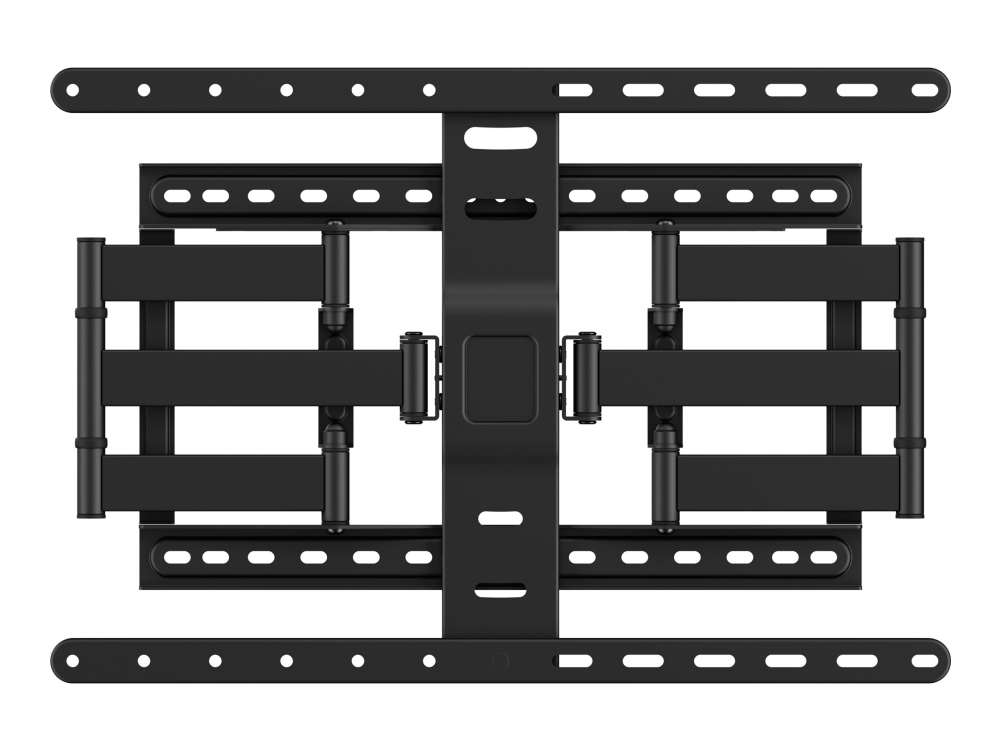 Deltaco Office - Monteringssæt (Vægmontering) - For Fladt Panel - Ultra-Slim, Full Motion, Tilt, 60 Kg - Sort - Skærmstørrelse: 43"-90"
