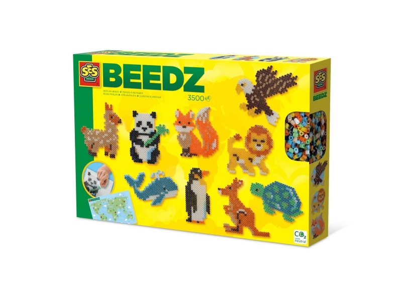 SES Creative Beedz 06207, 3500 styck, 5 År, Pojke/flicka, Barn, Multifärg, Ej för barn under 36 månader | Leksaker - Kreativitet - Pärlor | GameStuff