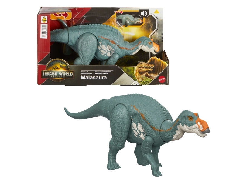 Jurassic World WILD ROAR Maiasaura, 4 år, flerfärgad, plast | Leksaker - Figurer & Dockor | GameStuff