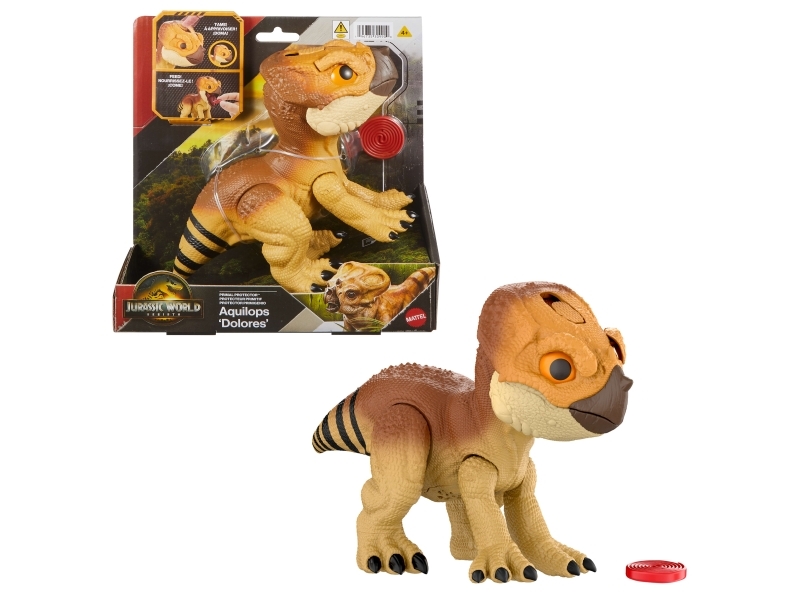 Jurassic World Wiedergeburt Tame 'N Train Dolores