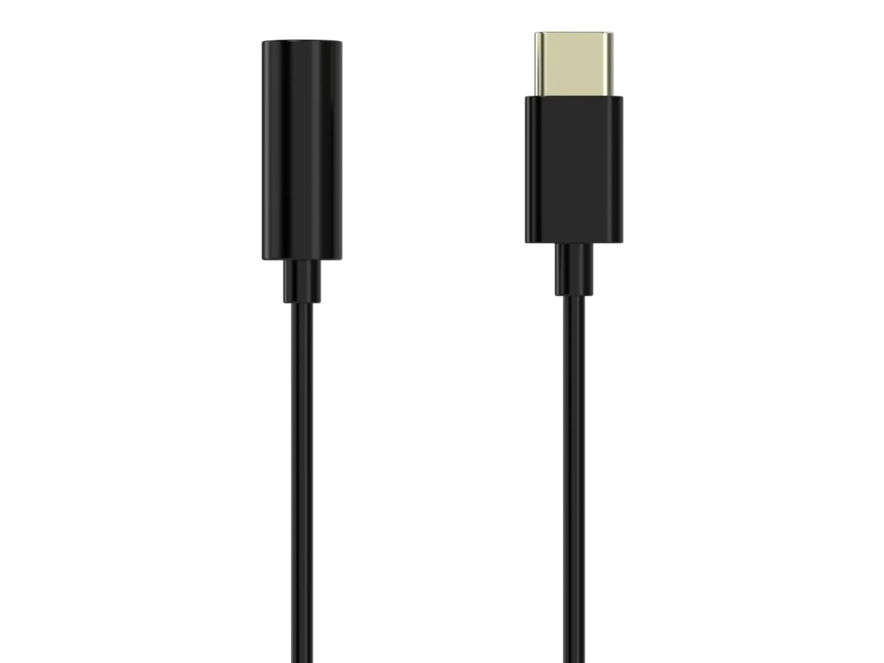 Sinox Mibility, USB C, Mini Jack 3.5 mm, 0,1 m, Svart | Datortillbehör - Kablar & adaptrar - Adaptrar | GameStuff