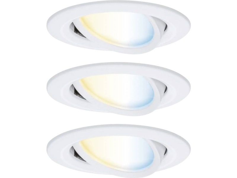 Paulmann 92440 LED-taklampa, LED-inbyggnadslampa 6 W Vit (matt) | Belysning - Inomhusbelysning - Infälld spotlight | GameStuff