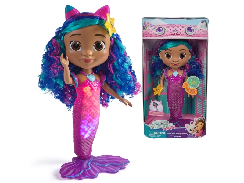 Gabby"s Movie Sing & Shine Mermaid Gabby Doll 36cm'