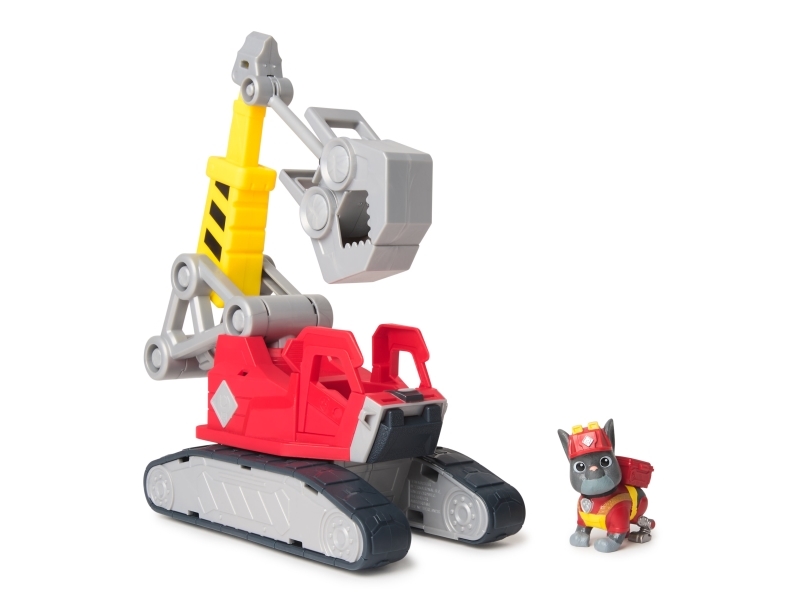 Rubble & Crew Charger''s Mega Power Crane, Toy Truck With Charger Figure & 2 Detachable Tools, Paw Patrol Kids Toys For Boys & Girls Ages 3 And Up, C