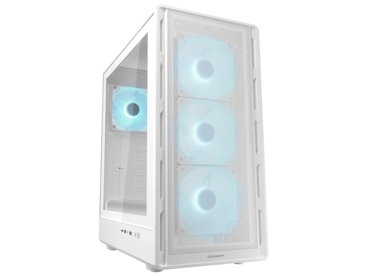 Cougar Gaming Airface Pure Pro, Midi Tower, Pc, Hvid, Atx, Micro Atx, Mini-Itx, Flere, 17,5 Cm