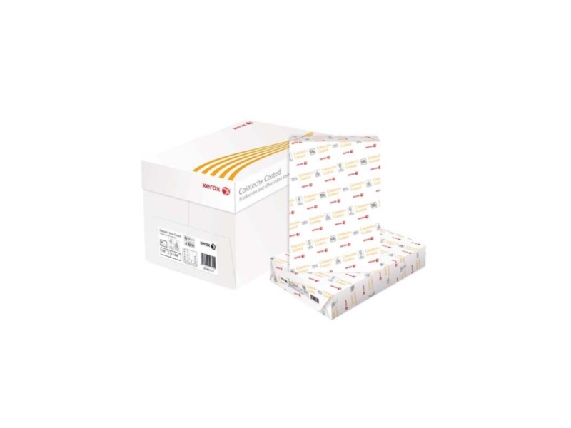 Xerox, Colotech+ Gloss, Gloss 2-sidet bestrøget, white, træfri ECF 170g/m2 210mm x 297mm, A4, Smal b