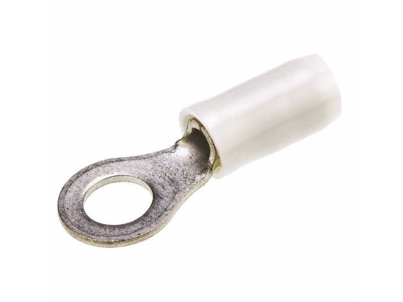 Te Connectivity Pidg Insulated Ring Terminal, M5 Stud Size, 1.65Mm?? To 3.45Mm?? Wire Size, Red, White