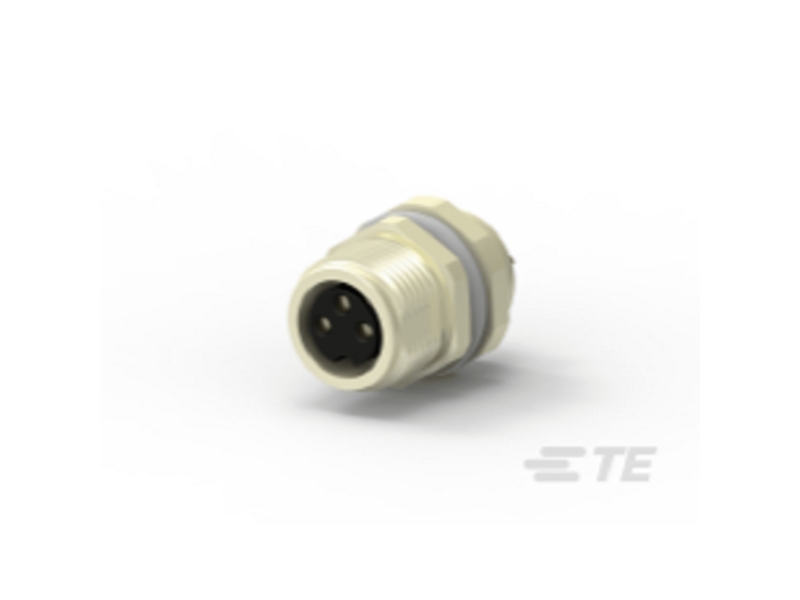 Te Connectivity Circular Connector, 3 Contacts, M8 Connector, Socket, Female