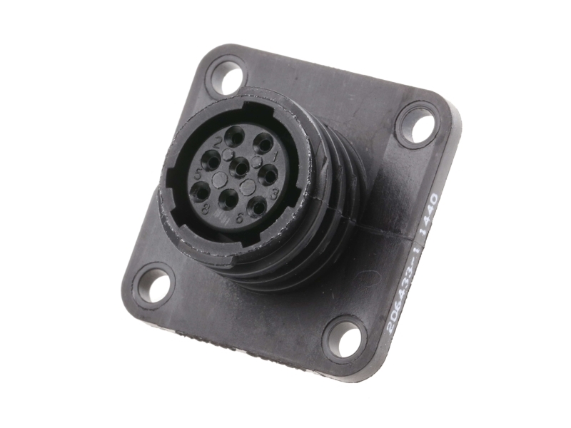 Te Connectivity Circular Connector, 8 Contacts, Panel Mount, Socket, Female, Cpc Series 2 Series