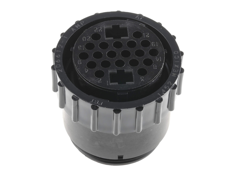 Te Connectivity Circular Connector, 22 Contacts, Cable Mount, Plug, Female, Cpc Series 4 Series