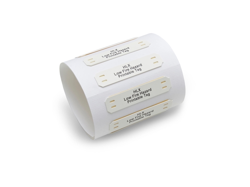 Te Connectivity Hlx White Cable Labels, 80Mm Width, 12.5Mm Height, 200 Qty