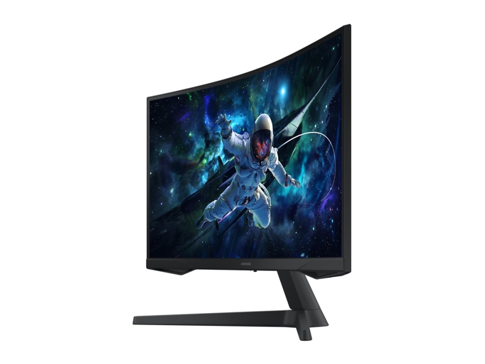 Samsung Odyssey G5 S27CG552EU - G55C Series - LED-skärm - spel - böjd - 27 - 2560 x 1440 QHD @ 165 Hz - VA - 300 cd/m² - 2500:1 - HDR10 - 1 ms - HDMI, DisplayPort - svart