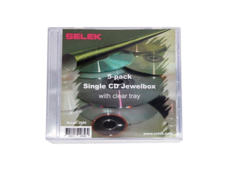 CD-boxar transparent 5-pack