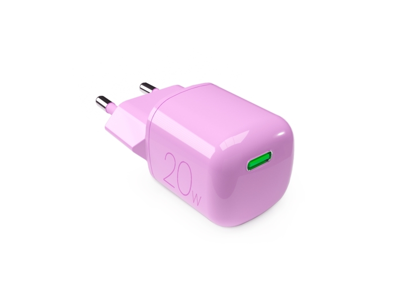 Puro 20W Gan Usb-C Netoplader - Pink