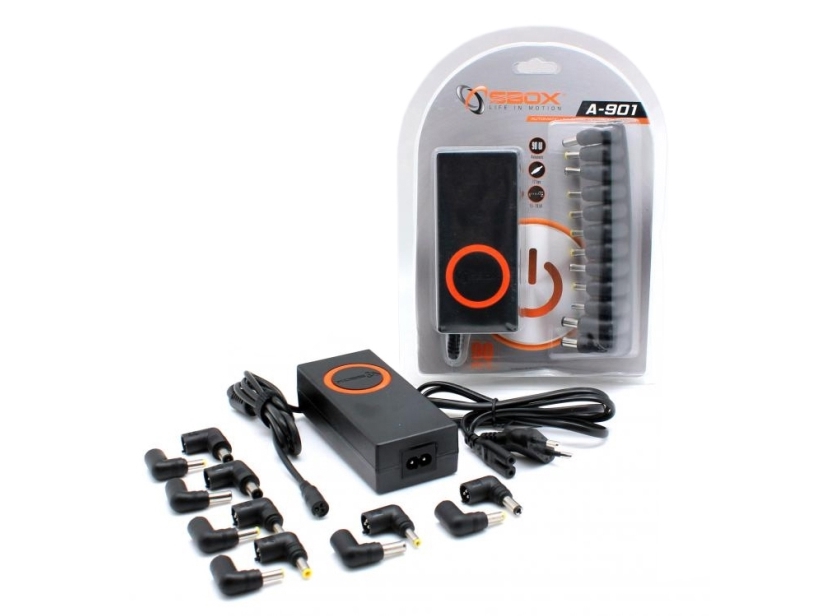 Sbox A-901, Laptop, Drinnen, 100 - 240 V, 90 W, 1,8 A, Überspannung, Überlastschutz, Kurzschluß