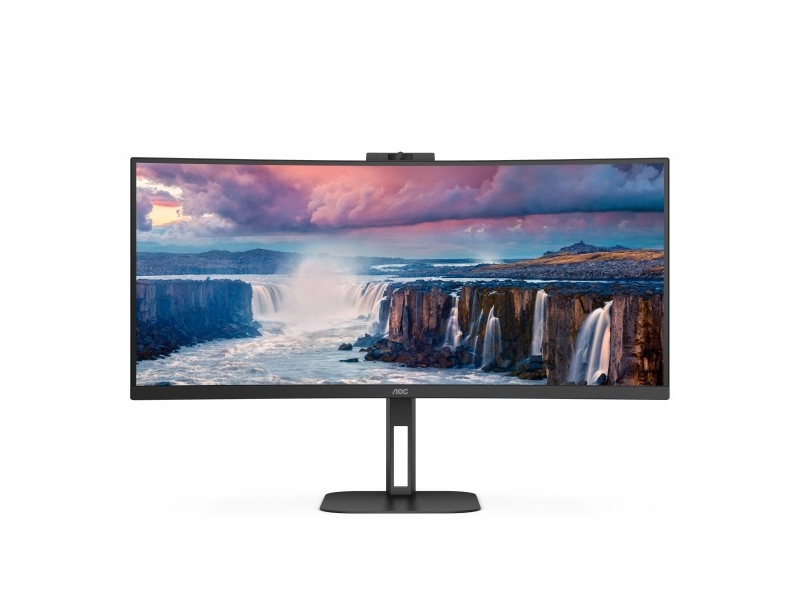 AOC V5 CU34V5CW, 86,4 cm (34), 3440 x 1440 pixlar, Wide Quad HD, LED, 4 ms, Svart | Datorer & Surfplattor - Datorer - tillbehör - Bildskärmar | GameStuff