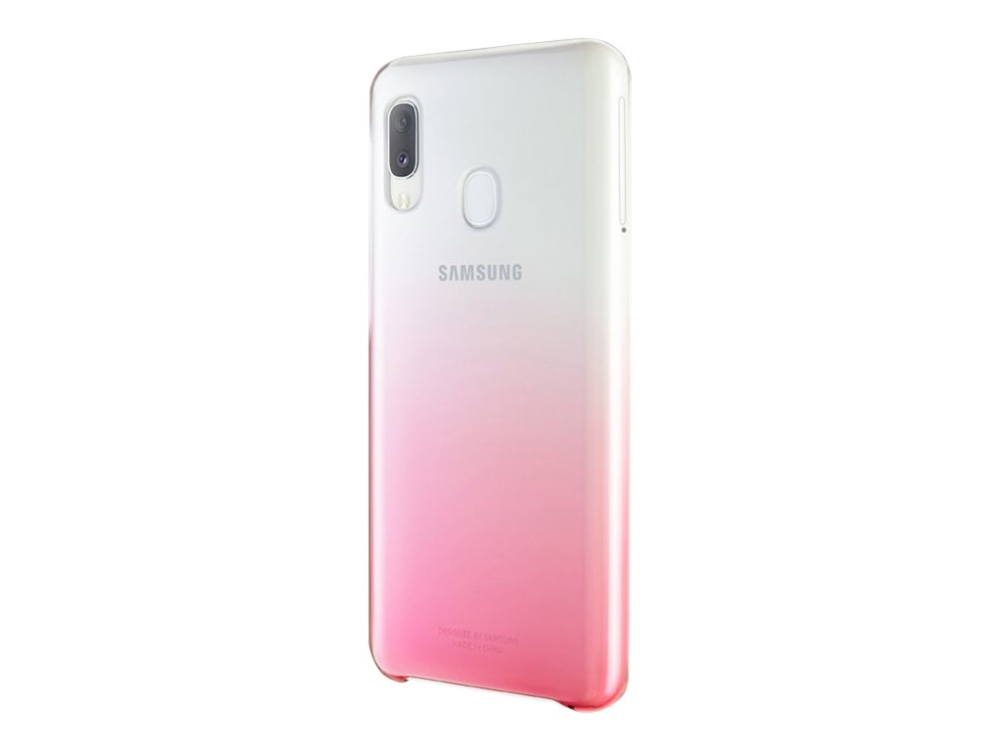 Samsung Gradation Cover Ef-Aa202 - Bagsidecover Til Mobiltelefon - Dyb Pink - For Galaxy A20e