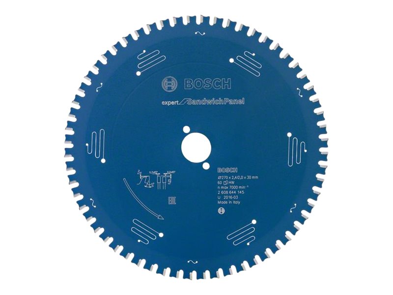 Bosch Rundsavkl 270X2,4X30mm 60T Exp Sandwich