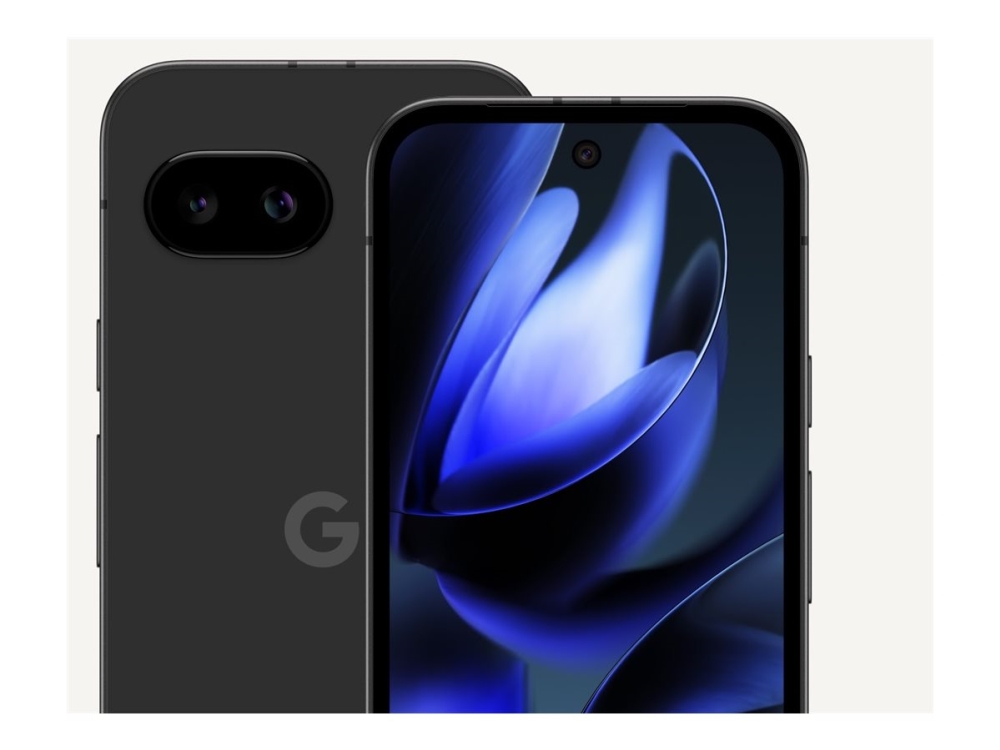 Google Pixel 9A - 5G älypuhelin - dual-SIM - RAM 8 GB / Sisäinen muisti 128 GB - pOLED-näyttö - 6,3 - 2424 x 1080 pikseliä (120 Hz) - 2x takakamerat 48 MP, 13 MP - etukamera 13 MP - obsidianvärinen