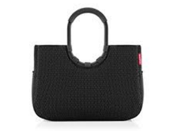 Reisenthel Loopshopper L, Mulepose, Sort, Aluminium, Mønster, Prikkemønster, 25 L