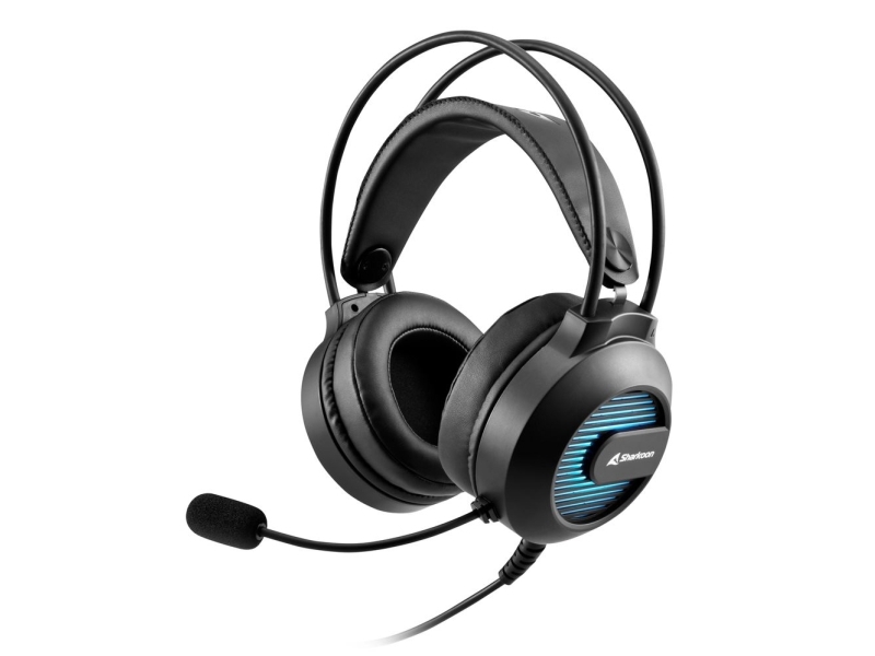 Sharkoon Sgh20, Kabelgebunden, Gaming, 20 - 20000 Hz, 248 G, Kopfhörer, Schwarz
