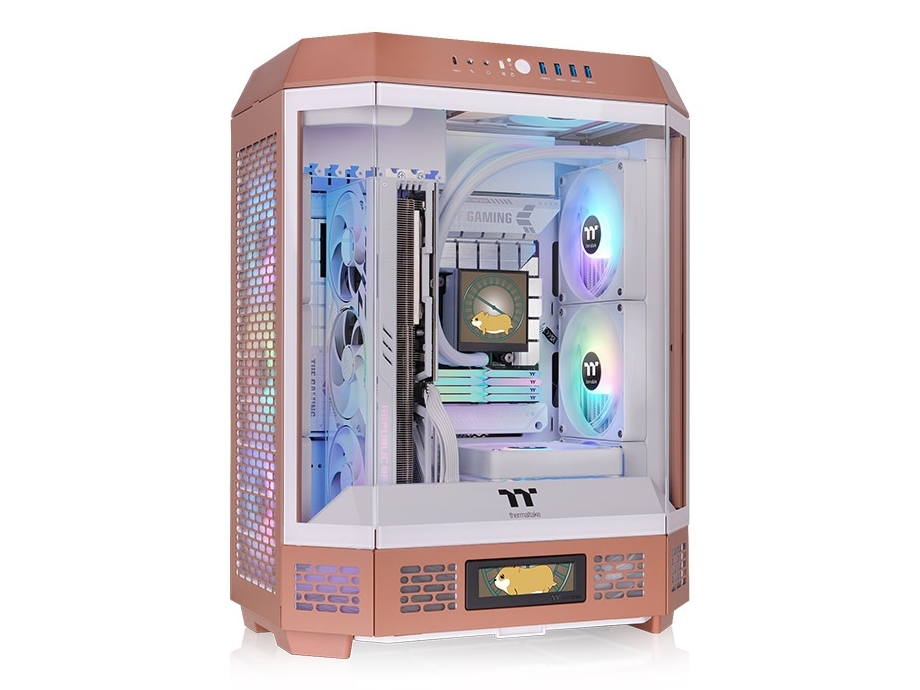 Thermaltake The Tower 600, Midi Tower, Pc, Mocha, Atx, Micro Atx, Mini-Itx, Spcc, Tempered Glass, Gaming