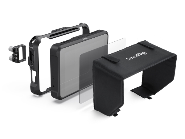Smallrig 3456, Etui Til Kameraskærm, Sort, Aluminium, Glas, Nylon, Atomos, 1 Par, Shinobi 7