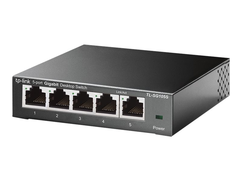 Tp-Link Tl-Sg105s, Unmanaged, Gigabit Ethernet (10/100/1000), Vollduplex, Wandmontage