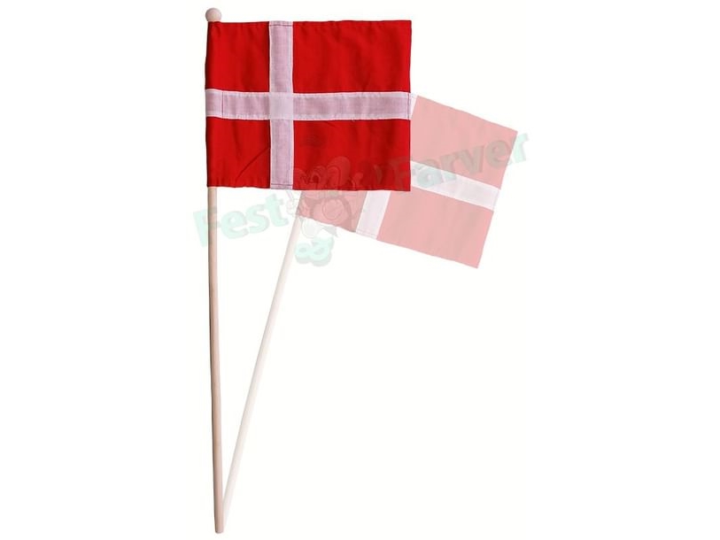 Dannebrog Flag I Stof