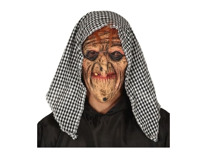 Hexenmaske Mit Kapuze