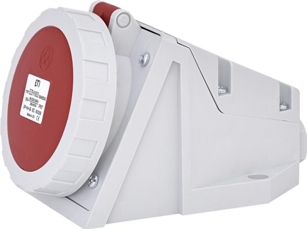 Socket Eti 004482042, White/Red