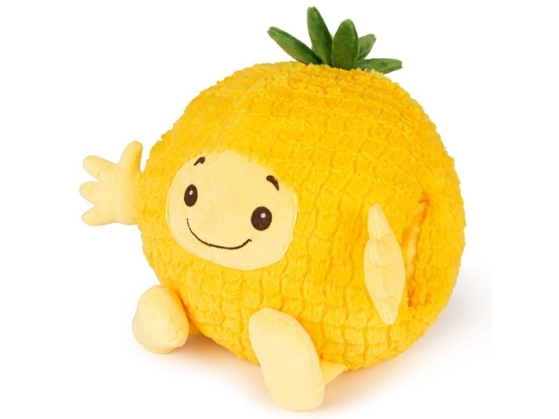 Noxxiez Riesen-Teddybär, Handwärmer Und Kissen - Pineapple