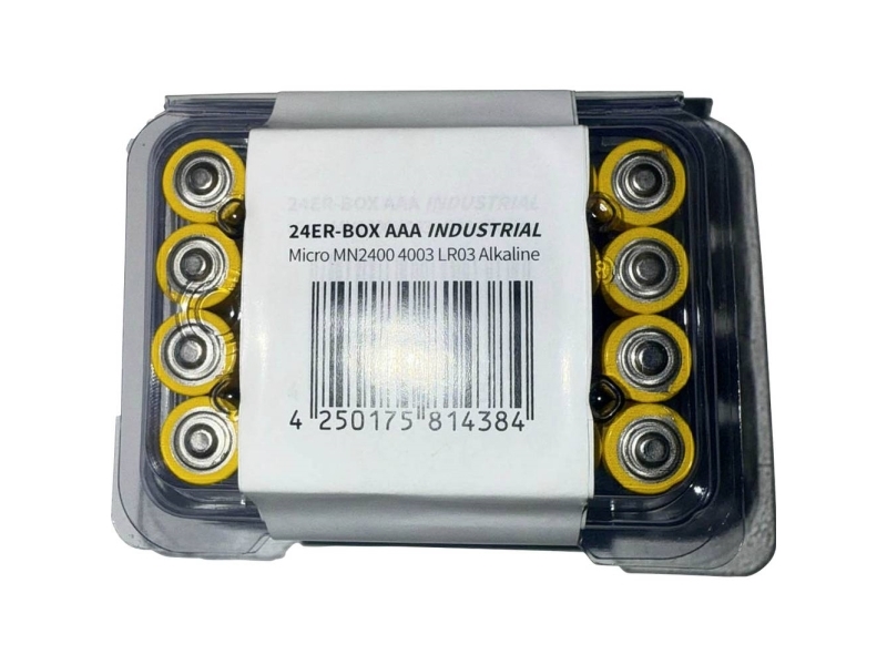 Varta Batteribox Micro Lr03 Alkali-Mangan 1200 Mah, 1300 Mah 1.5 V 24 Stk
