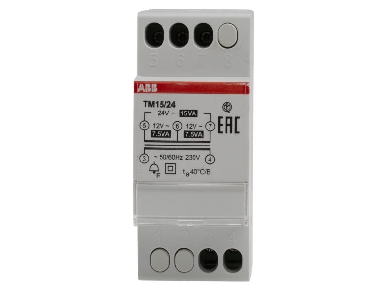 ABB klocktransformator TM15/24 15VA 24VAC (2CSM228745R0802) | EL Artiklar - Andra EL - Övriga | GameStuff