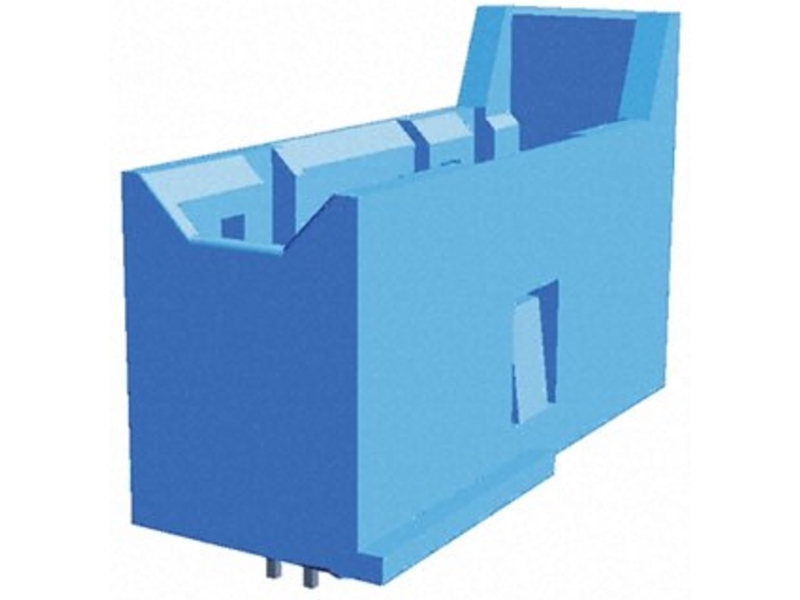 Te Connectivity Ampmodu Mod Ii Series Straight Through Hole Pcb Header, 26 Contact(S), 2.54Mm Pitch, 2 Row(S), Shrouded