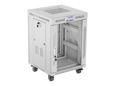 Lanberg Ff01-6615-12Sl Rackschrank 15U Freistehendes Rack Grau