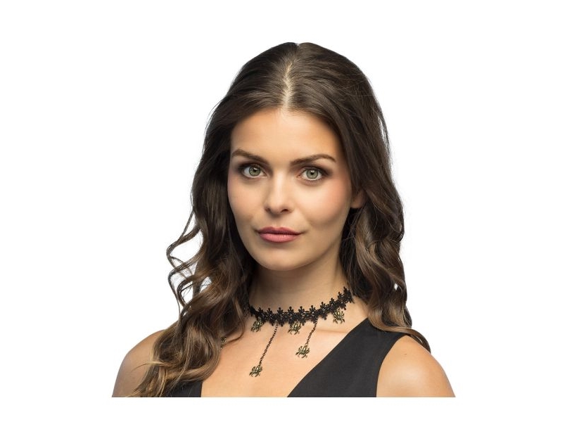 Halsband Mit Spinnen