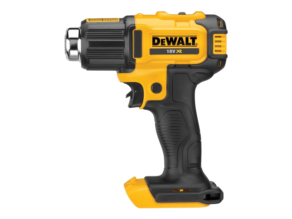 DeWALT DCE530N-XJ, Varmluftspistol, Pistolhandtag, Gul, 190 l/min, 530 ° C, 109 l/min | Elverktyg - Övriga maskiner - Övriga verktyg | GameStuff