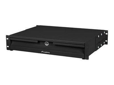 Lanberg AK-2001-B, Vetolaatikkoyksikkö, Terästä, musta, 1 kpl, 6,5 kg