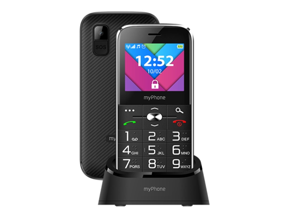 Telforceone Myphone Halo C - Funktionstelefon - Dual-Sim - Ram 32 Mb / Intern Hukommelse 32 Mb - Microsd Slot - Lcd Display (Tft) - 176 X 220 Pixels