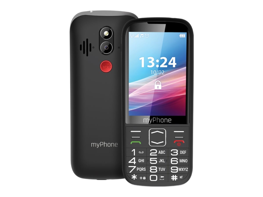 Telforceone Myphone Halo 4 - 4G Funktionstelefon - Dual-Sim - Ram 64 Mb / Intern Hukommelse 128 Mb - Microsd Slot - Lcd Display (Tft) - 480 X 320 Pix