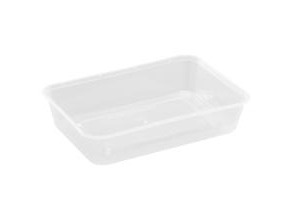 Schale 500 Ml 175 X 120 X 35 Mm Nudelschale Für Die Mikrowelle Pp Klar, 50 Stück/Ps - (50 Stk.)