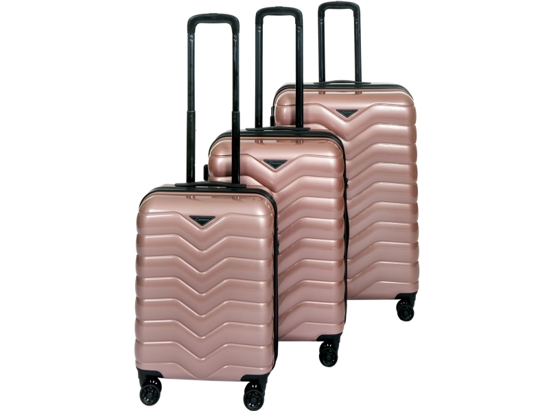 Resväskor 3-Pack Smygehuk Rosa | Utomhus - Väskor & Resväskor - Bagageväskor | GameStuff