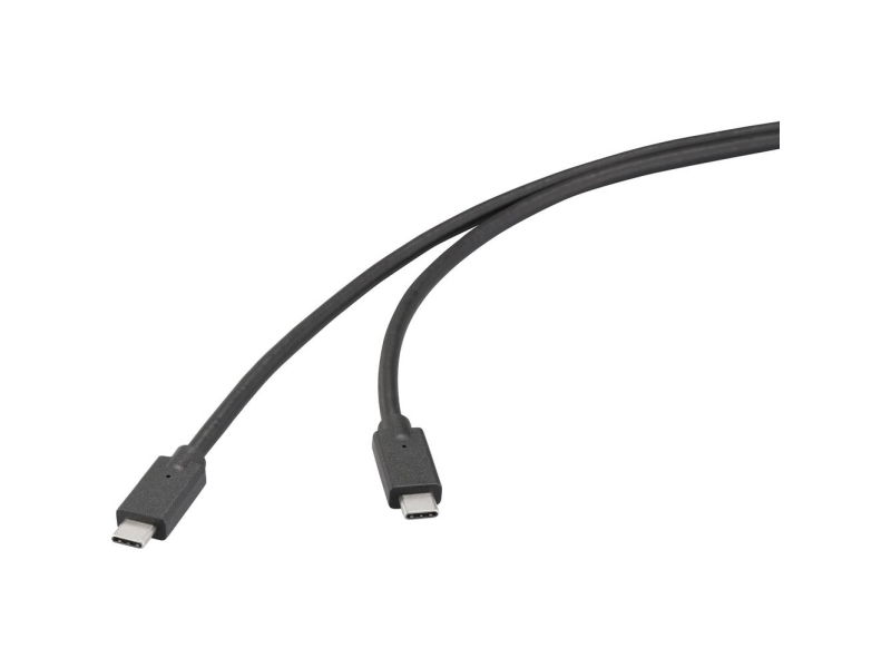 Renkforce Usb-Kabel Usb 3.2 Gen2x2 20 Gbit/S Usb-C Stik, Usb-C Stik 1.00 M Sort 4K Uhd Rf-6830468