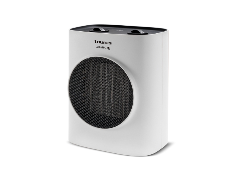 Taurus Tropicano 7C, Elektrischer Raumheizlüfter, Keramik, Indoor, Flur, Weiß, Drehregler