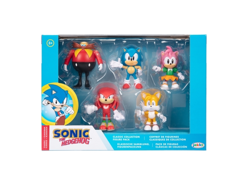 Sonic The Hedgehod Classic Collection 5-Pack, 3 År, Multifärg | Leksaker - Bilar och andra fordon - Fordon med populära figurer | GameStuff