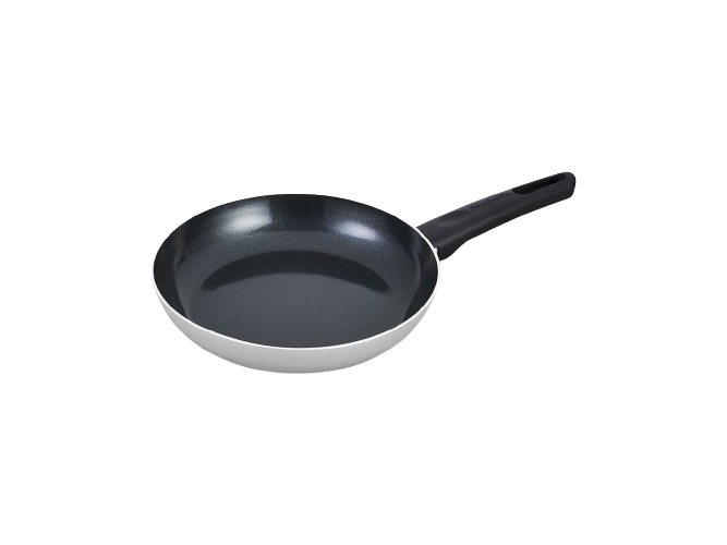 Brabantia Indu+, Rund, Allzweckpfanne, Grau, Keramik, Aluminium, Keramik, Elektro, Gas, Induktion