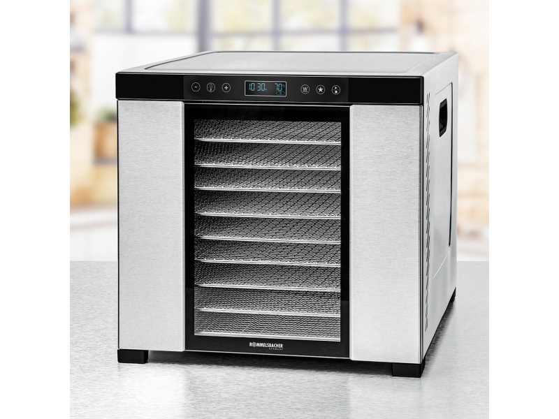 Rommelsbacher DA 1050, Svart, Rostfritt stål, Rostfritt stål, LCD, 99 h, 16000 cm ^, 380 x 394 mm | Köksutrustning - Hushålls tillbehör | GameStuff